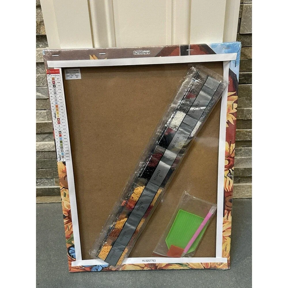 Hobby Lobby The Spring Shop Cow & Sunflowers Diamond Painting Kit 11.82 x 15.75”